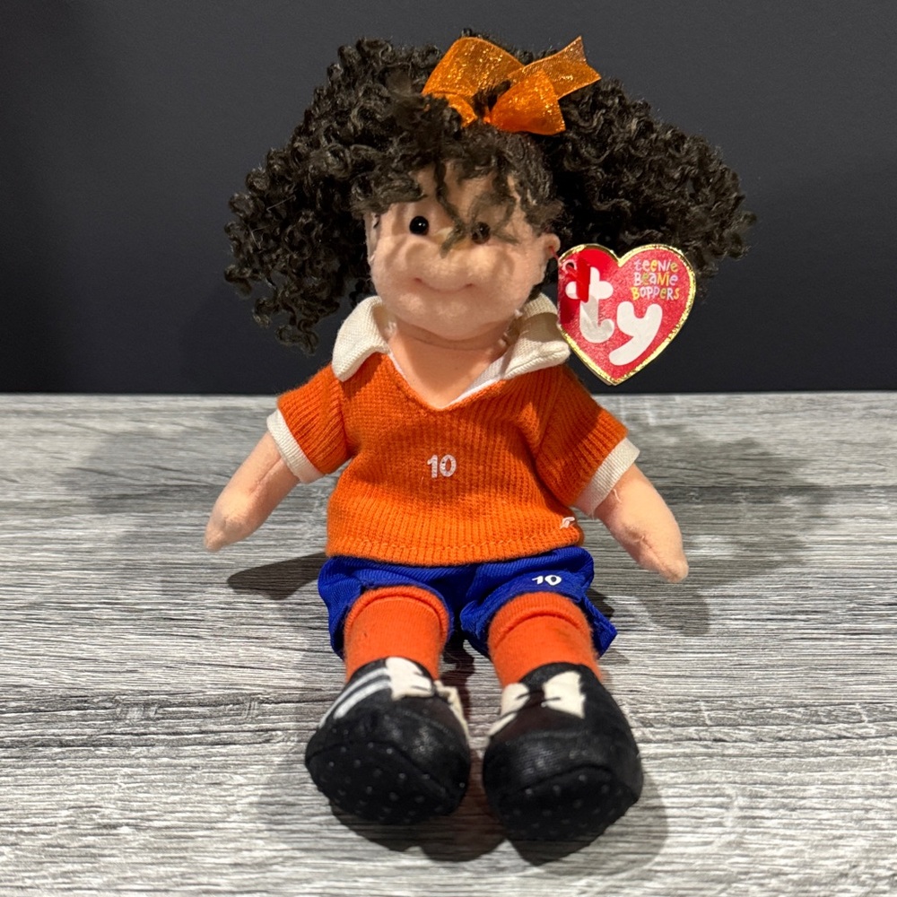 Ty | Teenie Beanie Boppers: Midfield Mandy (2002) - Vintage Plush Toy